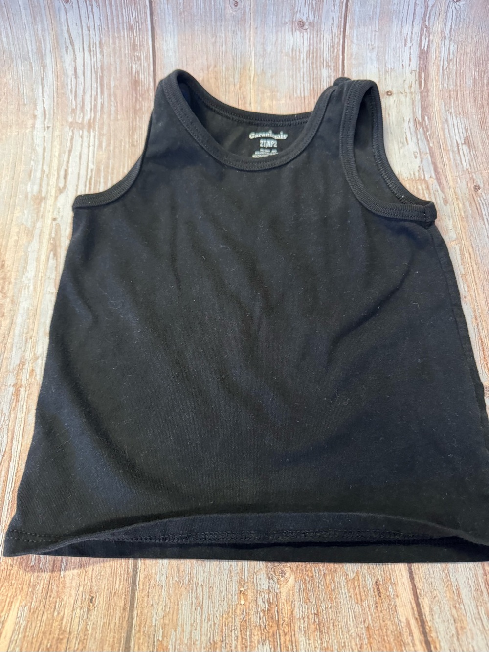 Preowned Garanimals Black Tank Top Size 2T Item #PHK7674